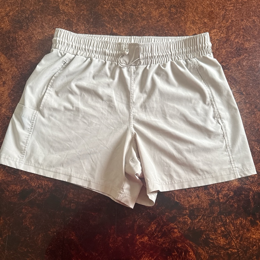 Avalanche Men's Athletic Shorts in Light Cream